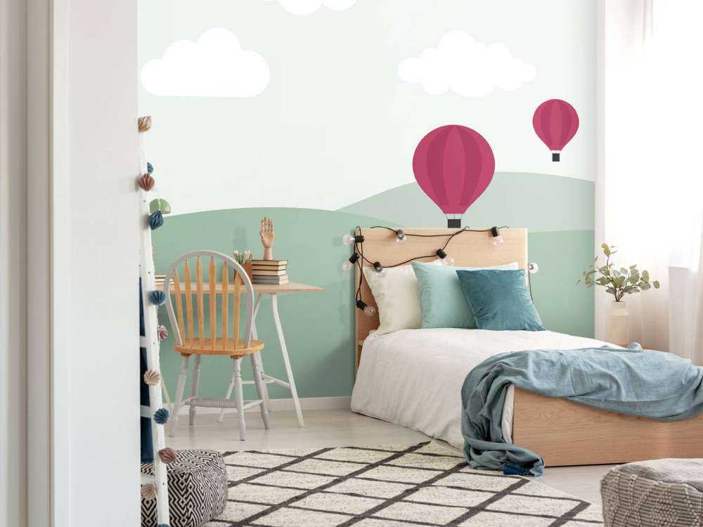 Skråninger med luftballonger