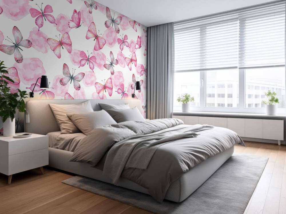 Akvarell sommerfugler