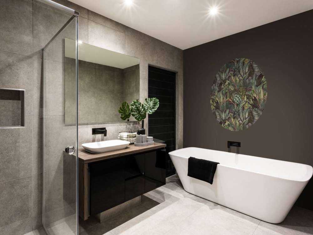 Leopard blant bladene