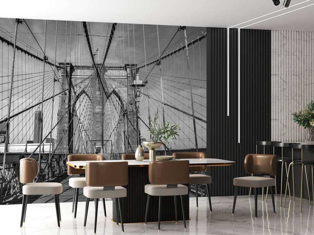 Bridge i svart og hvitt