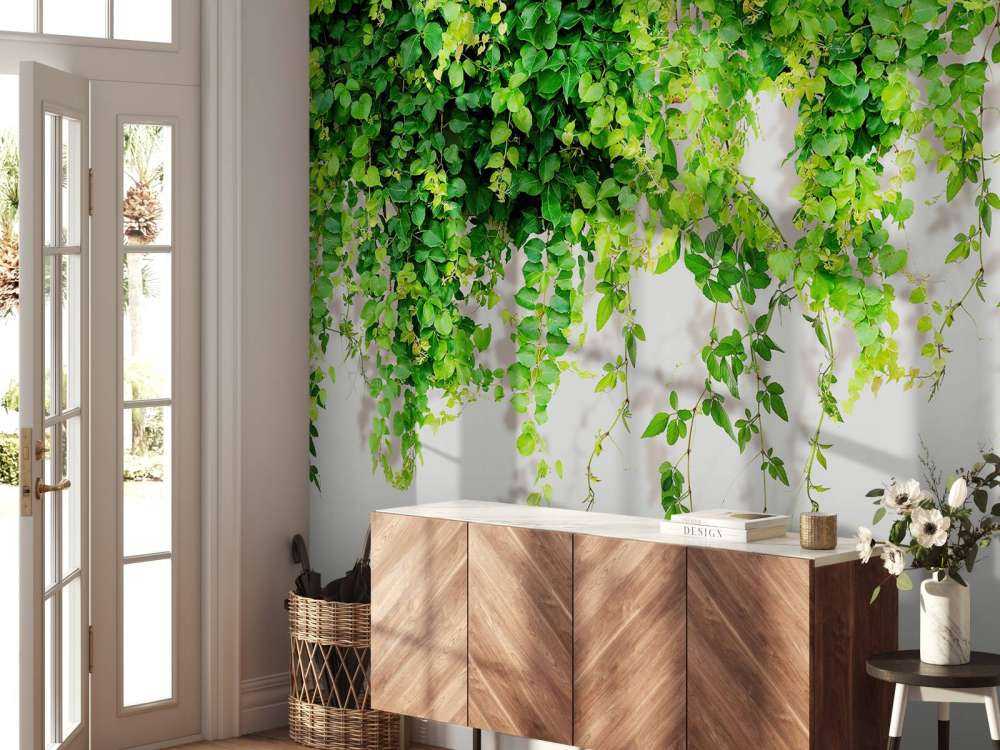 Grønne hengende grener