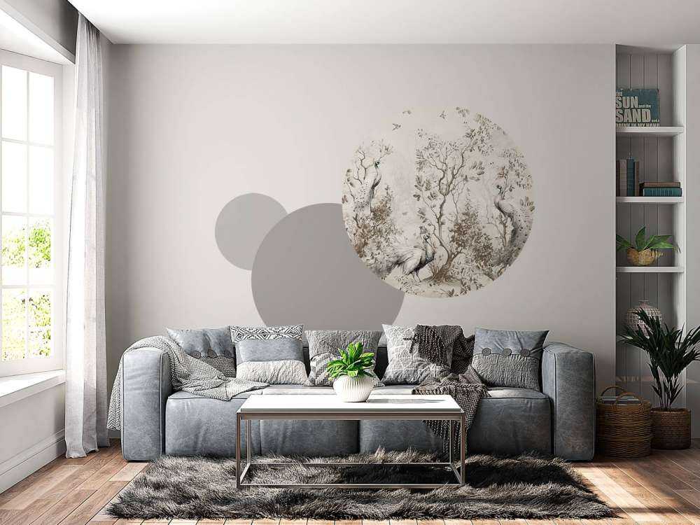 Påfugler i Pastoral Serenitet