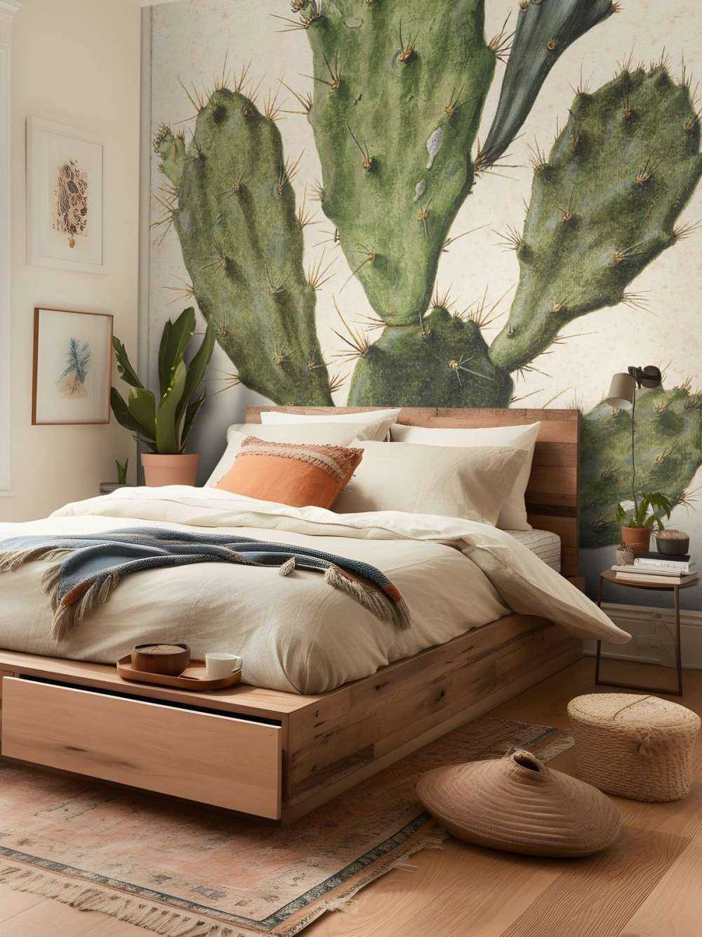 Blomstrende fikenkaktus