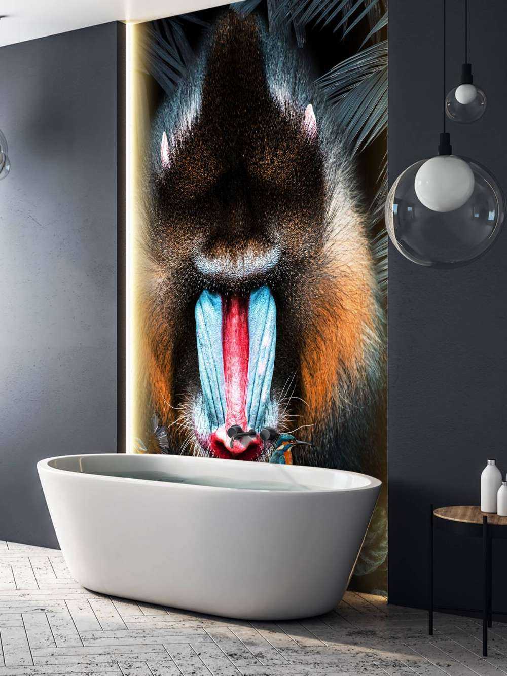 Mandrill Portræt
