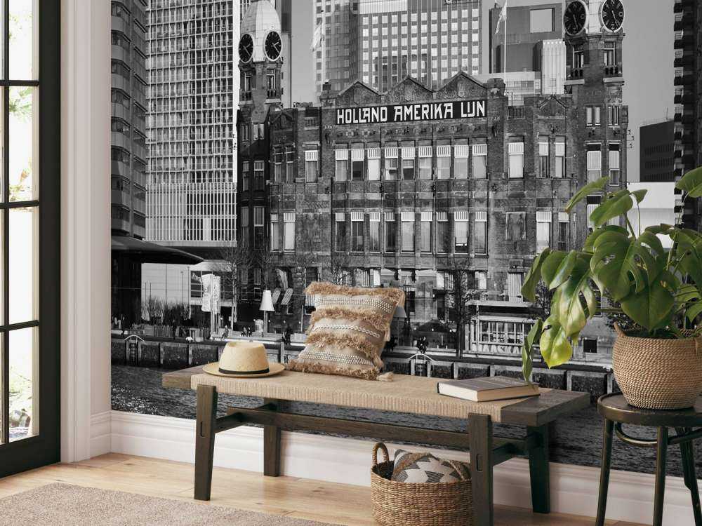 Hotel New York i sort og hvid Rotterdam 