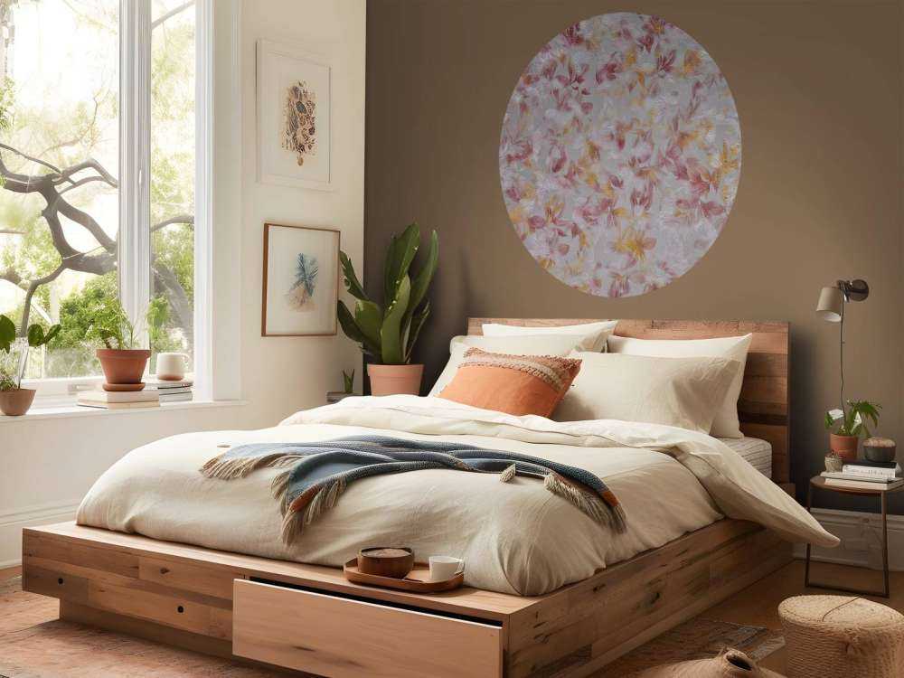 Blomster på grå baggrund