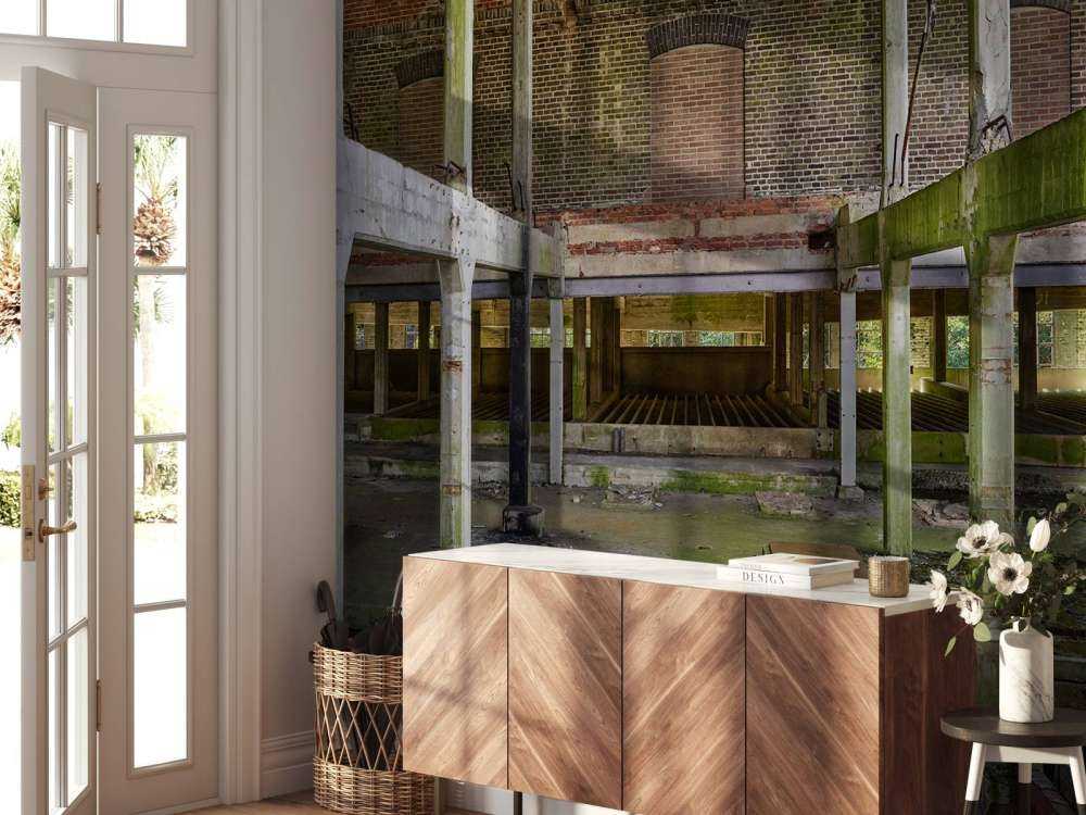 Gammel forladt fabrik