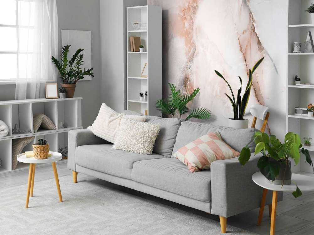 Marmor med lyserødt skær