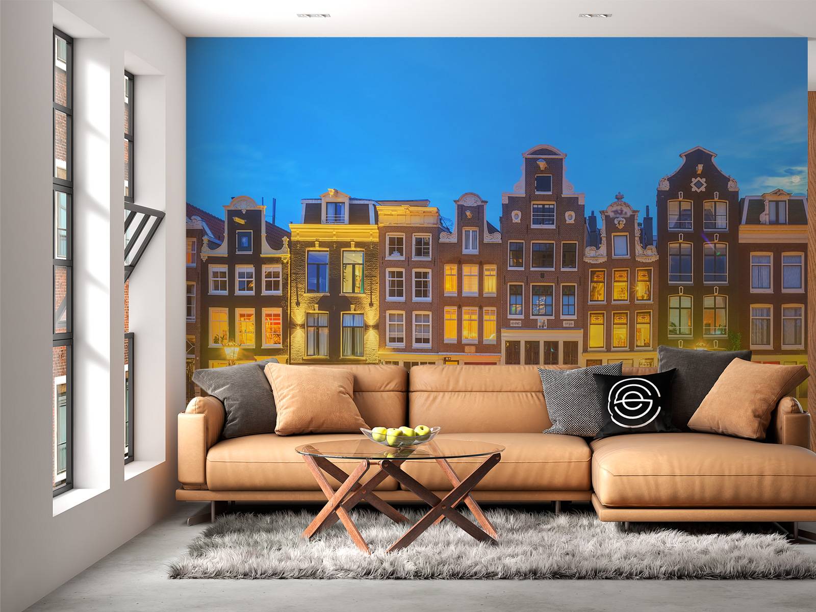 Amsterdam huse om natten