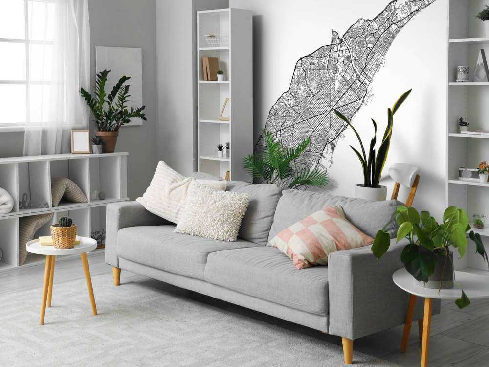 Kort over Barcelona, __hvid