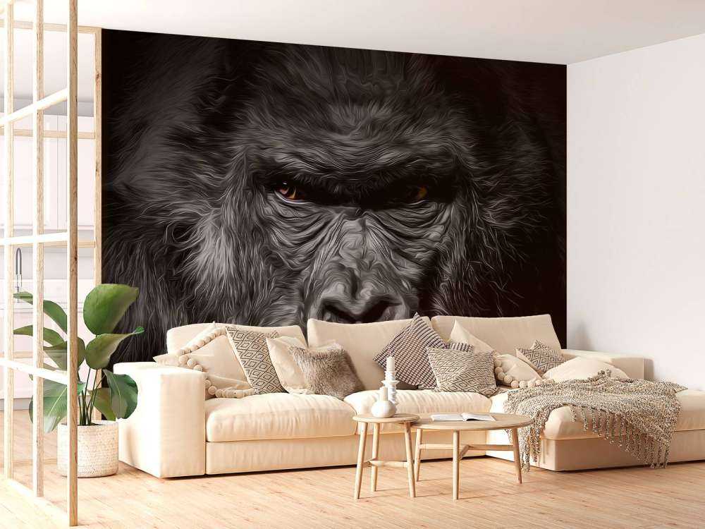 Tegnet gorilla