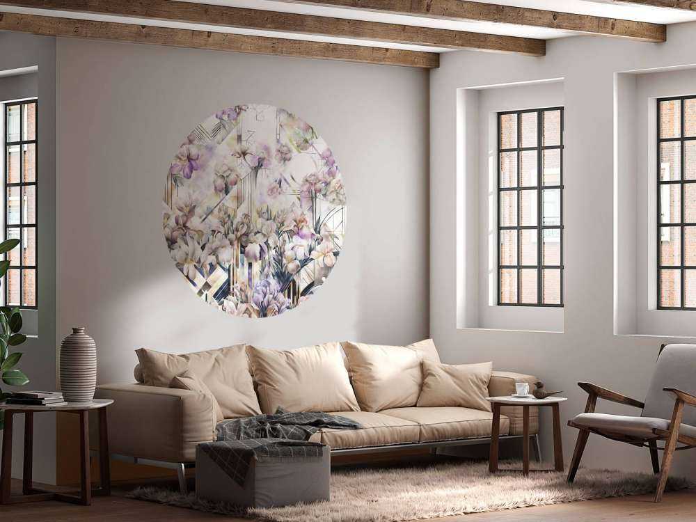 Kæmpe akvarel iris violet