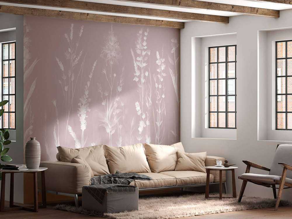 Lavendel Eng Sømløs Blush Pink