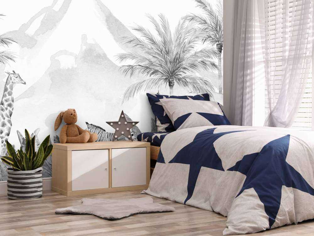 Jungledyr i sort og hvid