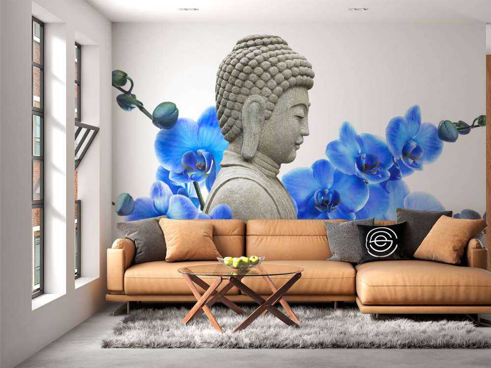 Buddha og orkidé