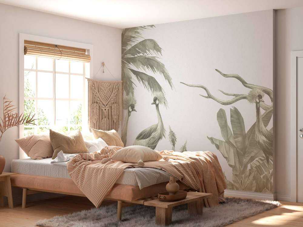 Jungle med traner i grønt