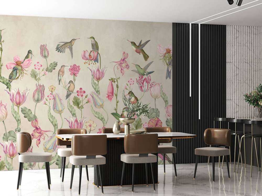 Forår Kolibri Symfoni - Blush Cream Elegance