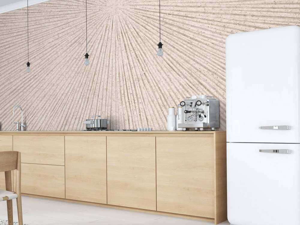 Textur med linjer i linnebrunt