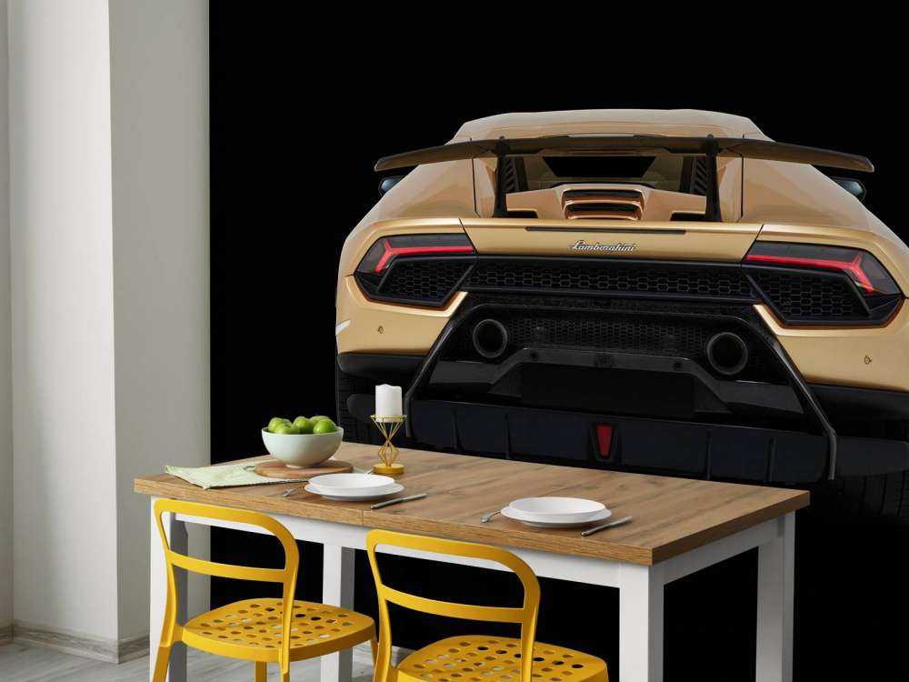 Lamborghini Huracán - Bak, svart