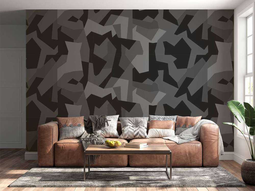 Grått mönster, mörkt