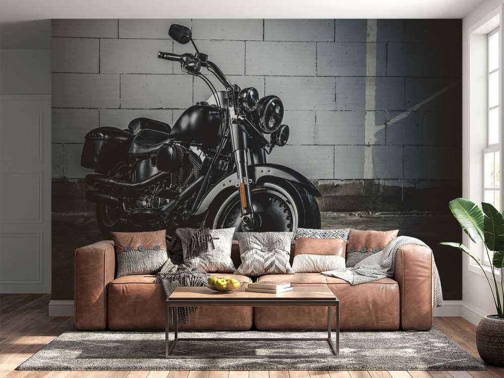 Vackert polerad motor