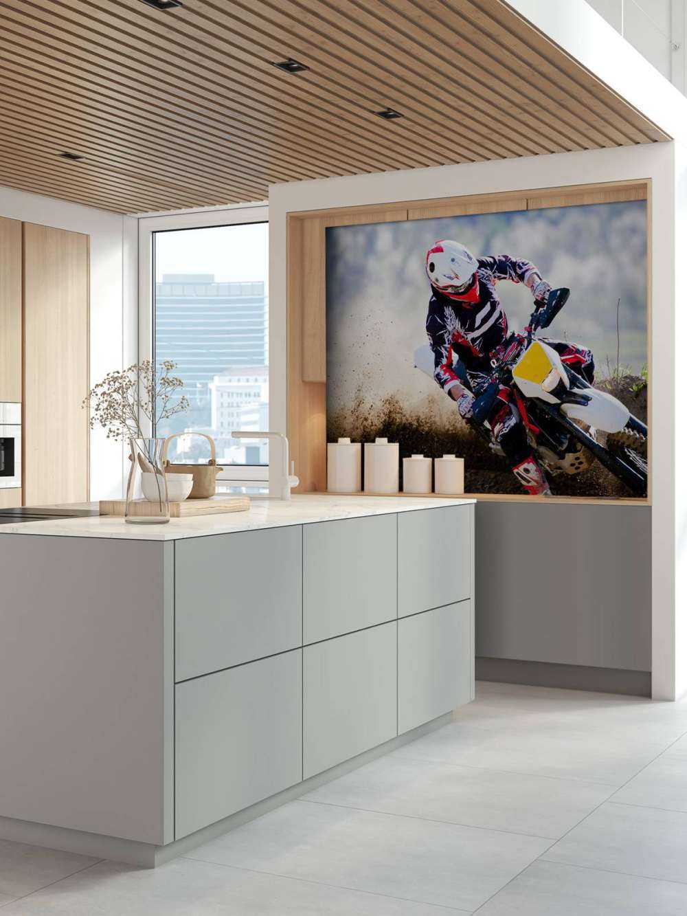 Korsa cykeln i svängen