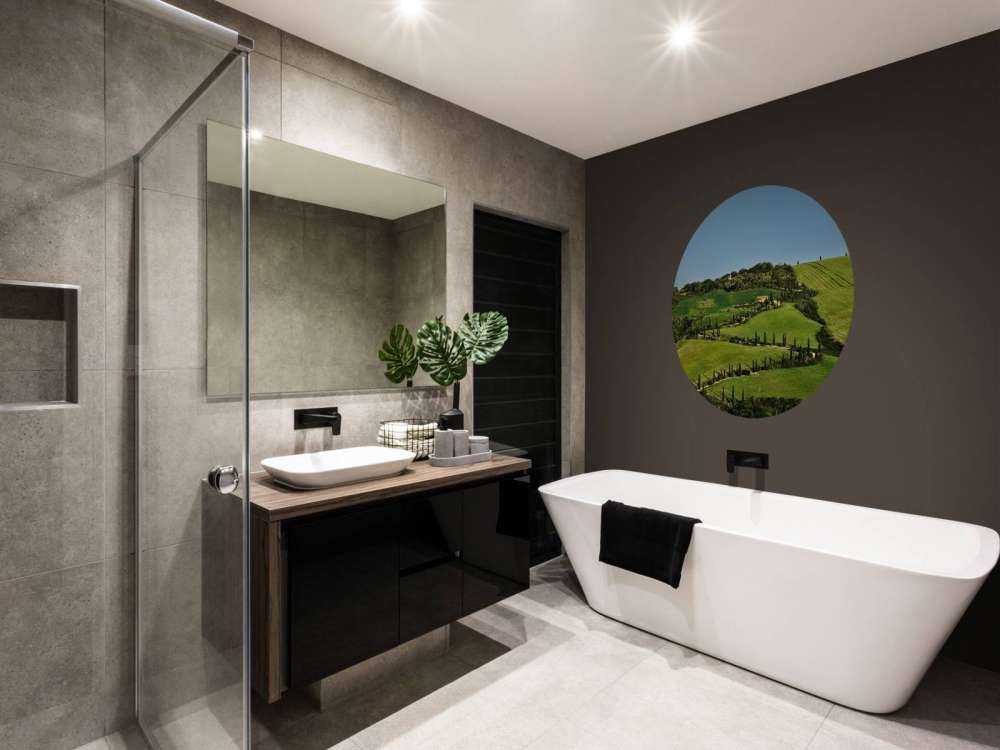 Panorama över Toscana