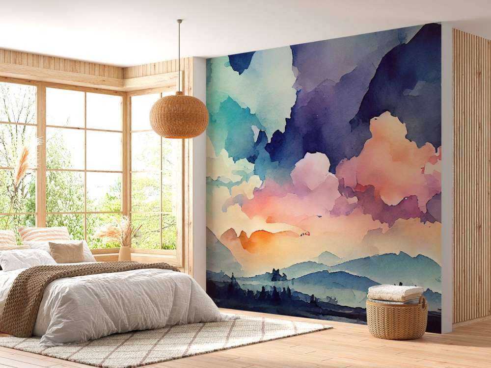 Abstrakt bakgrund i akvarell