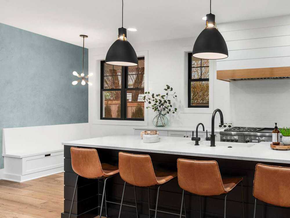 Betong med gröna nyanser