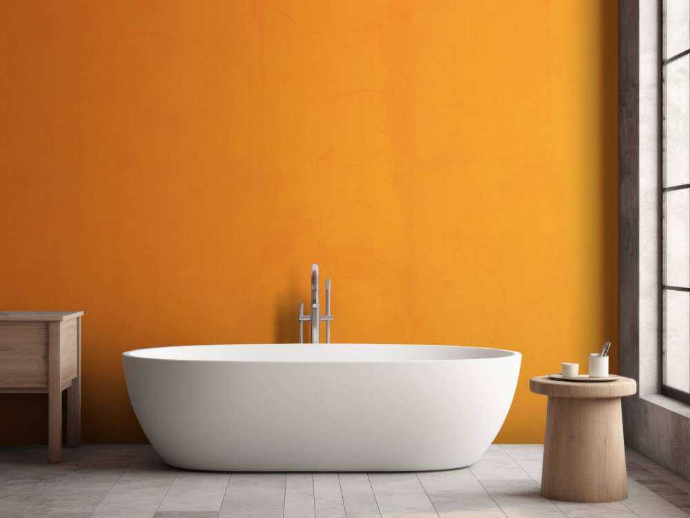 Ljus orange betong