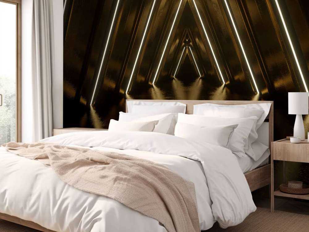 Mörk gyllene tunnel