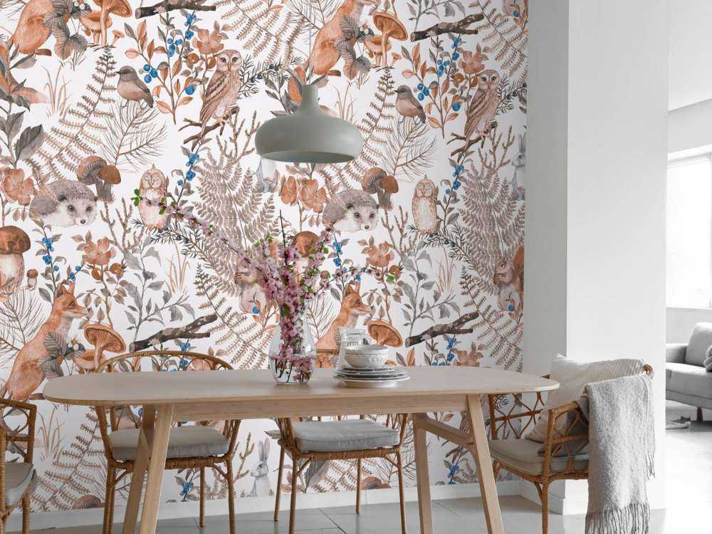 Skogens djur mönster