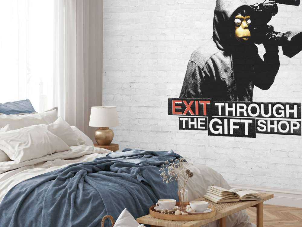 Banksy - ETTGS, white bricks