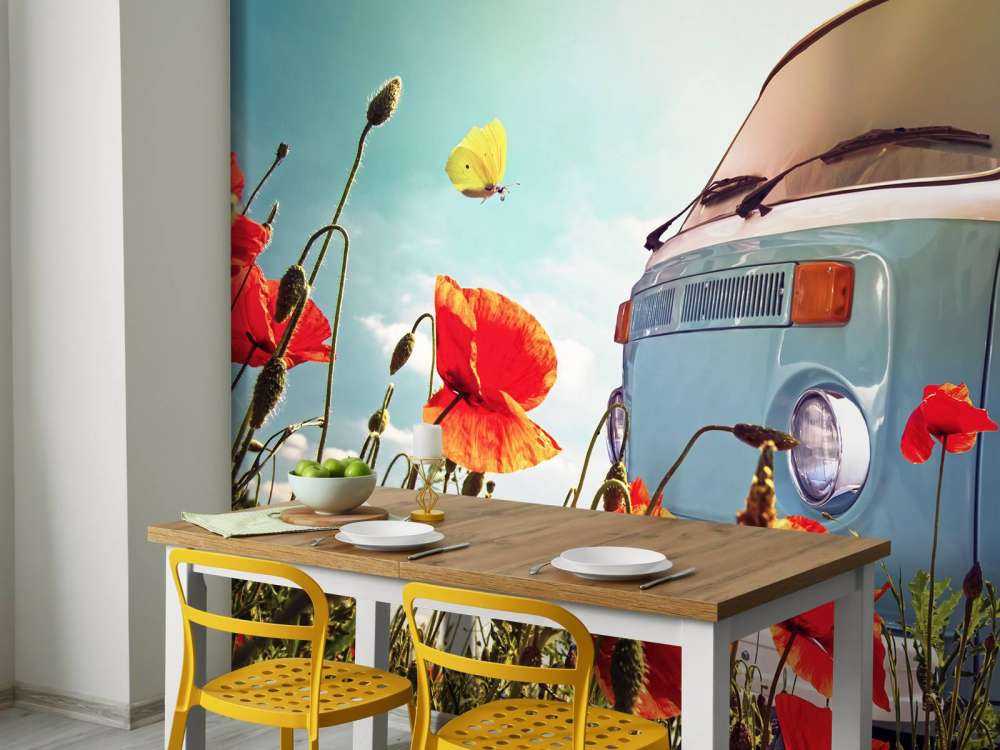 Vintage Volkswagen skåpbil