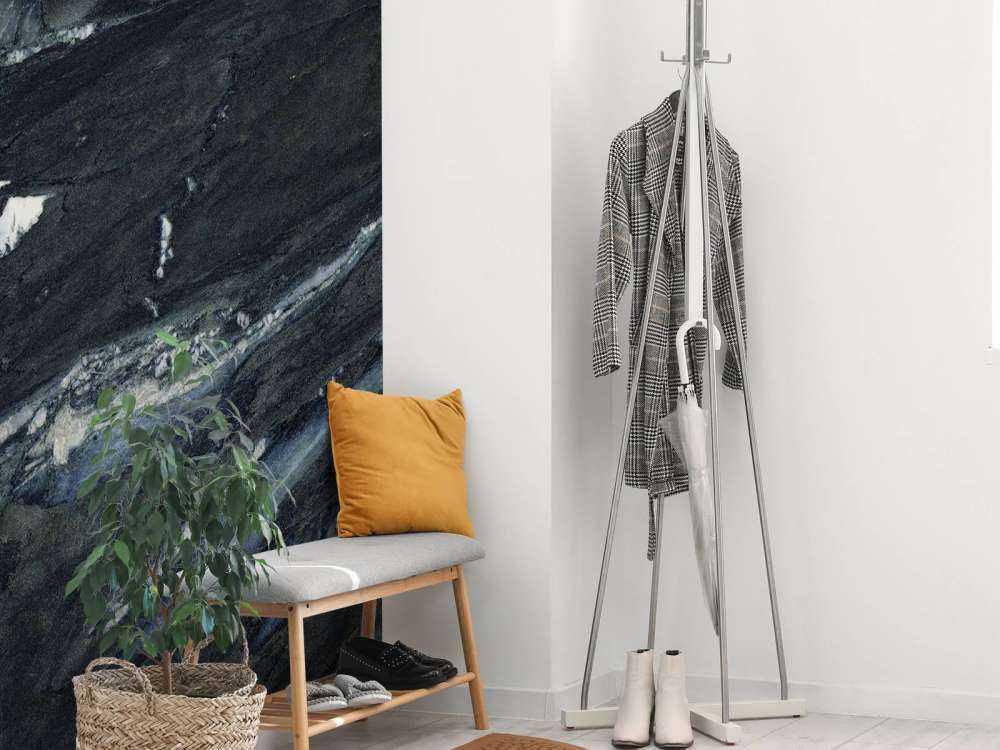 Grönblå marmor