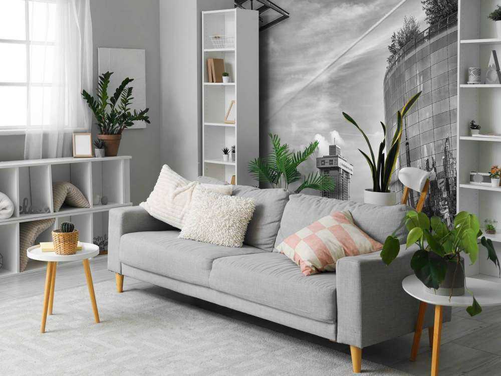 Museum Depot i Rotterdam i svartvitt 