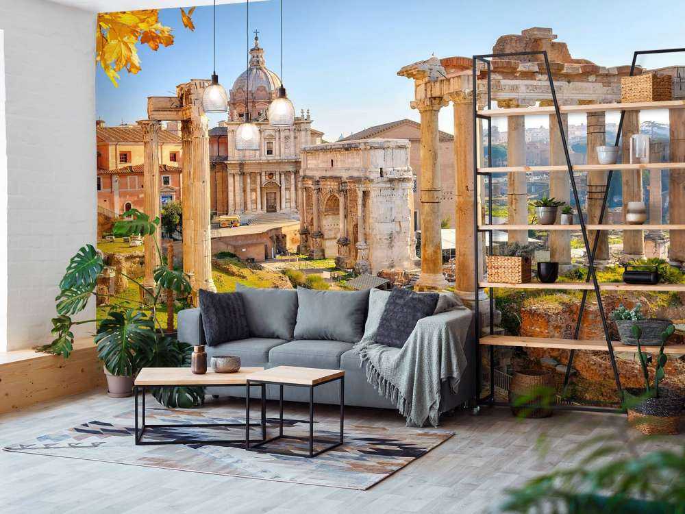 Romerska ruiner i Rom