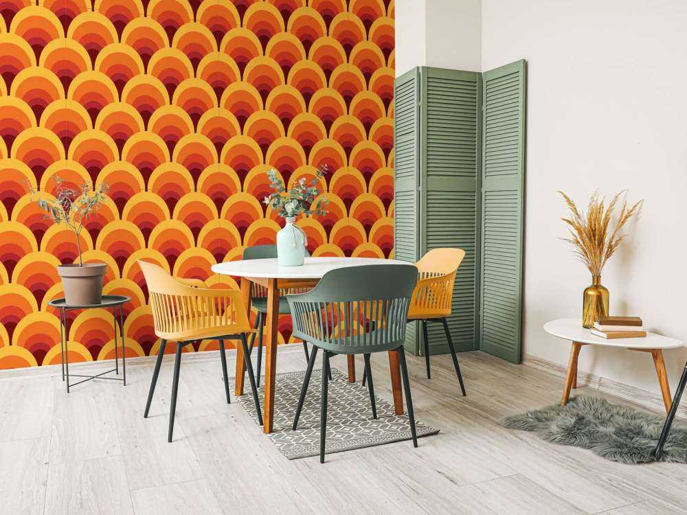 Färgglada retrofigurer