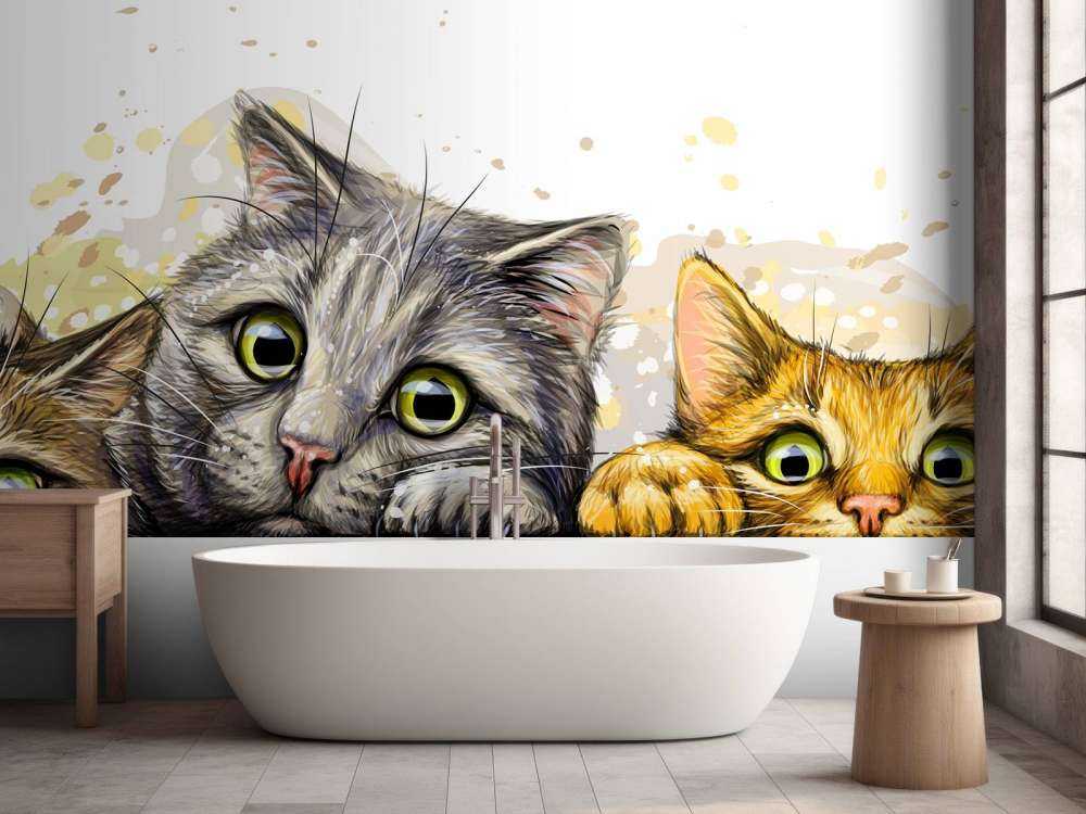 Katter ritning