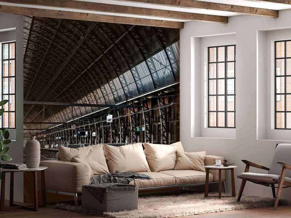 En tidig morgon på stationen