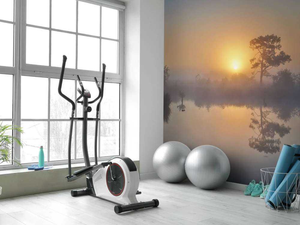 Dimmig soluppgång
