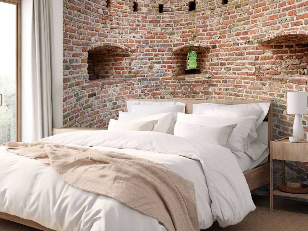 Böjd stadsmur