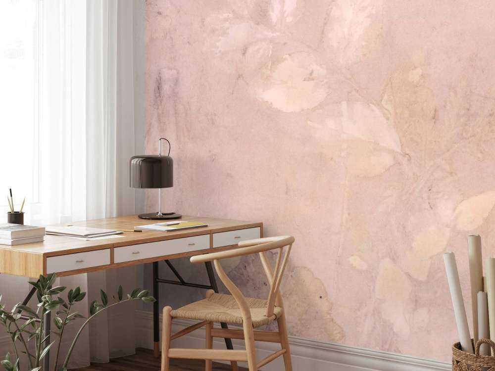 Weegbree och vild geranium - mauve
