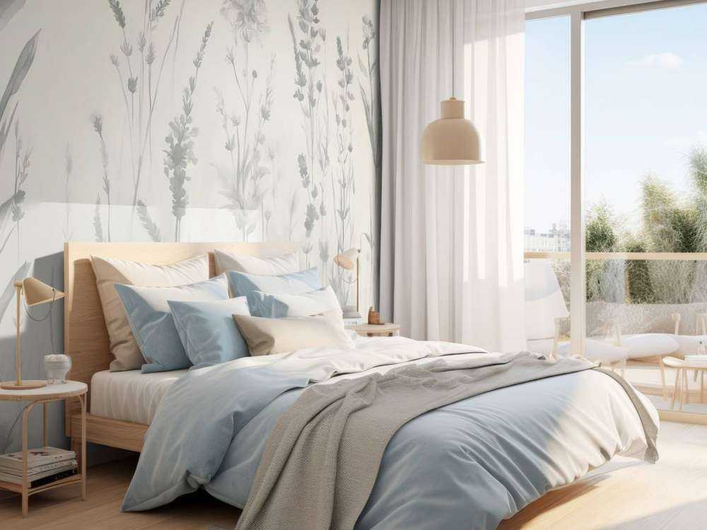 Lavendel Glänta Sömlös Elfenbensvit