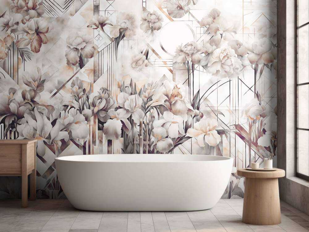 Stora akvarellirisar sepia