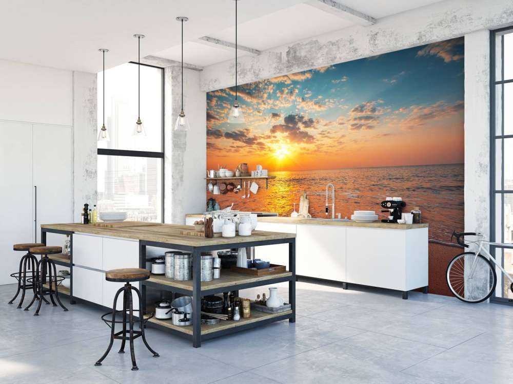 Soluppgång över havet