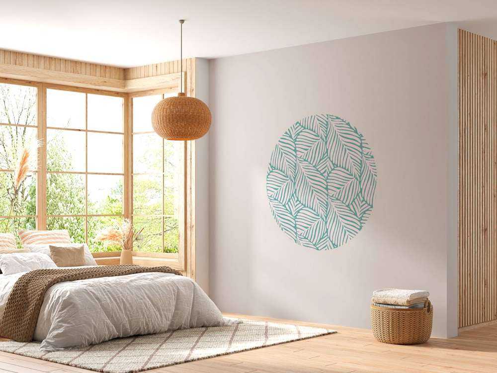 Mönster med tropiska löv