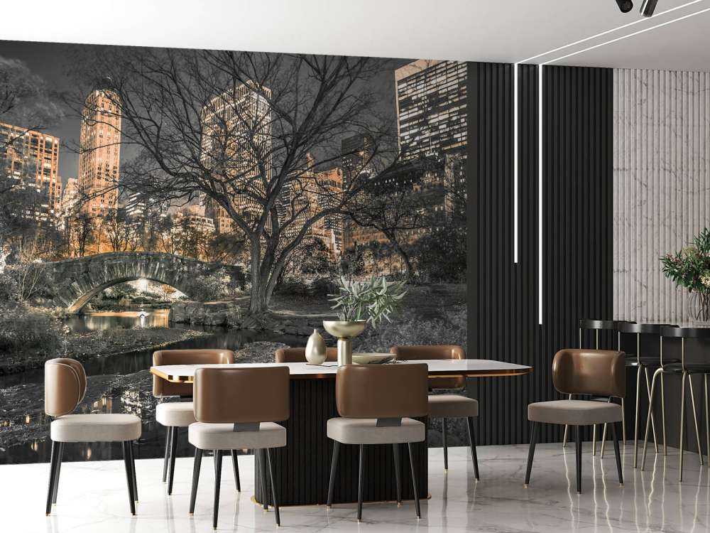 Centralparken på kvällen