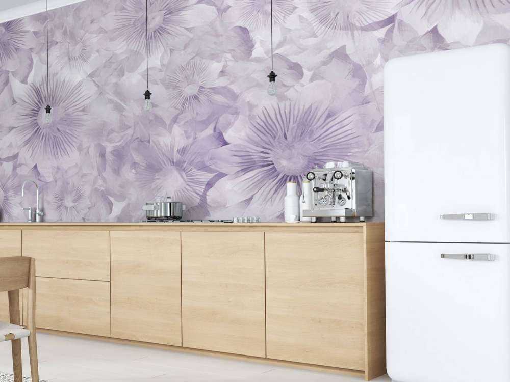 Botanisk akvarell elegans lavendel