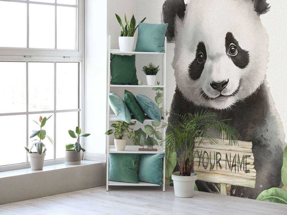 Pandabarn i djungeln